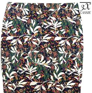3X LULAROE CASSIE SKIRT